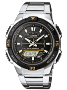 Casio Analoog en digitaal Heren Horloge Zilverkleurig AQ-S800WD-1EVEF (1015023)