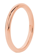 Gerecycled stalen rose plated ring (1015465)