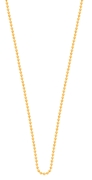 Stalen gold plated ketting 60 cm (1015732)