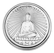 Stalen drukknoop Buddha (1018359)