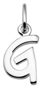 Zilveren  letterhanger G (1018486)