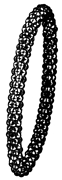 Montini Byoux schwarzes Armband (1018613)