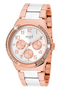 Regal horloge Elegant rosekleurige band R13286-632 (1019339)