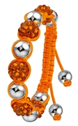 Byoux Shamballa Armband Orange (1019414)