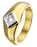 Ring, vergoldet, mit Zirkonia (1019865)