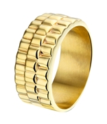 Vergoldeter Ring Rolexglied fix (1019866)