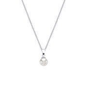 Halskette, 925 Silber, mit Perlenanhänger (1020130)