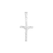 Zilveren heren hanger kruis Corpus (1022753)