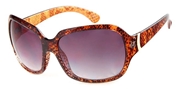 Sonnenbrille, braun mit Schlangenprint (1049452)