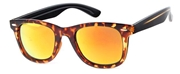 Sonnenbrille braun mit Print und Spiegelgläsern (1049454)