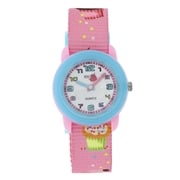 Regal kinder horloge met roze band (1055403)