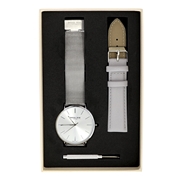 Donna Mae Cadeau Set Dames Horloge Zilverkleurig met gratis horlogeband (1057148)
