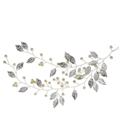 Haarsieraad met zoetwaterparels en bladeren (1057313)