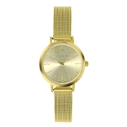 Endless horloge met goudkleurige mesh band (1057727)
