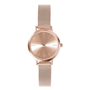 Endless-Armbanduhr mit rosafarbenem Mesh-Armband (1057811)