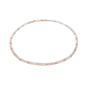 Stalen ketting staal/rose (1057970)