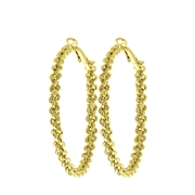 Goudkleurige bijoux oorringen (1057982)