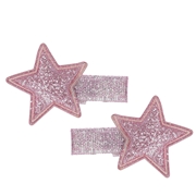 Haarclipjes met roze sterren (1058119)