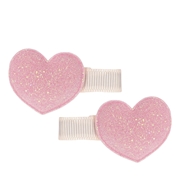Haarclipjes met roze hartjes (1058120)