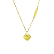 Guess stalen goldplated ketting hanger hart logo (1059148)