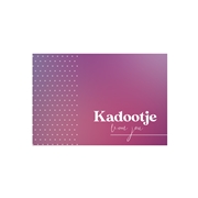 Lucardi Giftcard envelop Kadootje voor jou (1059263)
