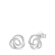 Zilveren oorbellen cirkels (1059370)
