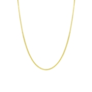 Halskette, 925 Silber, vergoldet, venezianisches Kettenglied (1059682)