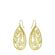 Goudkleurige bijoux oorbellen krullen (1060589)