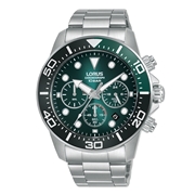 Lorus horloge chronograaf groen 100m WD RT341JX9 (1061921)