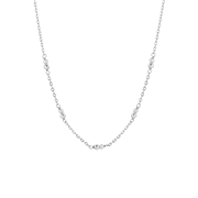 Halskette, 925 Silber, Süßwasserperlen (1062643)