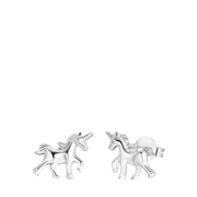 Zilveren kinderoorknoppen unicorn (1062984)