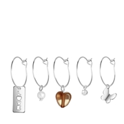 Silberfarbenes Ohrringe-Set von Bijoux, verschiedene Modelle (1064111)