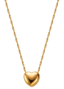 Halskette, 585 Gelbgold, Herzanhänger, 42 cm (22947992)