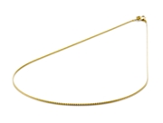 Halskette, 585 Gelbgold, 50 cm, venezianische Glieder 1,2 mm (23305355)