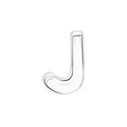 Gerecycled stalen charm letter (1064783)