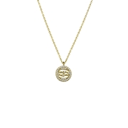 Goudkleurige bijoux ketting kreeft (1065535)