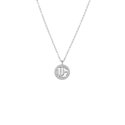 Zilverkleurige bijoux ketting maagd (1065538)