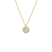 Goldfarbene Bijoux-Halskette Schütze (1065545)