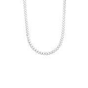 Halskette, 925 Silber, Herz-Kettenglieder (1065815)