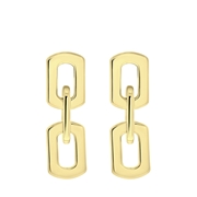 Goudkleurige bijoux oorbellen (1062274)