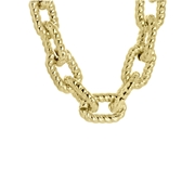 Goudkleurige bijoux ketting grove schakel (1064275)