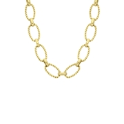Halskette, Edelstahl, vergoldet (750 Gold), Isabella (1064320)