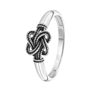 Zilveren ring Surinaamse mattenklopper (1064479)