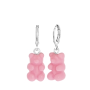 Bijoux-Ohrringe mit Anhänger, Bär, rosa (1064759)