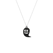 Bijoux ketting met hanger spookje (1064807)