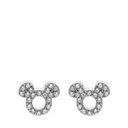 Zilveren Disney Mickey oorbellen zirkonia (1064857)