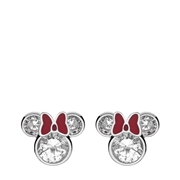 Zilveren Disney Minnie oorbellen zirkonia (1064861)