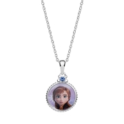Disney Die Eiskönigin Halskette, 925 Silber, Kristall (1064879)