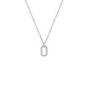 Halskette, 925 Silber, mit Anhänger, Twisted (1065311)