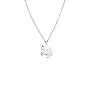 Zilveren ketting met hanger eenhoorn (1065620)
